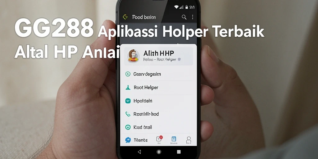 Tampilan antarmuka pengguna GG288 yang sederhana dan fungsional.
