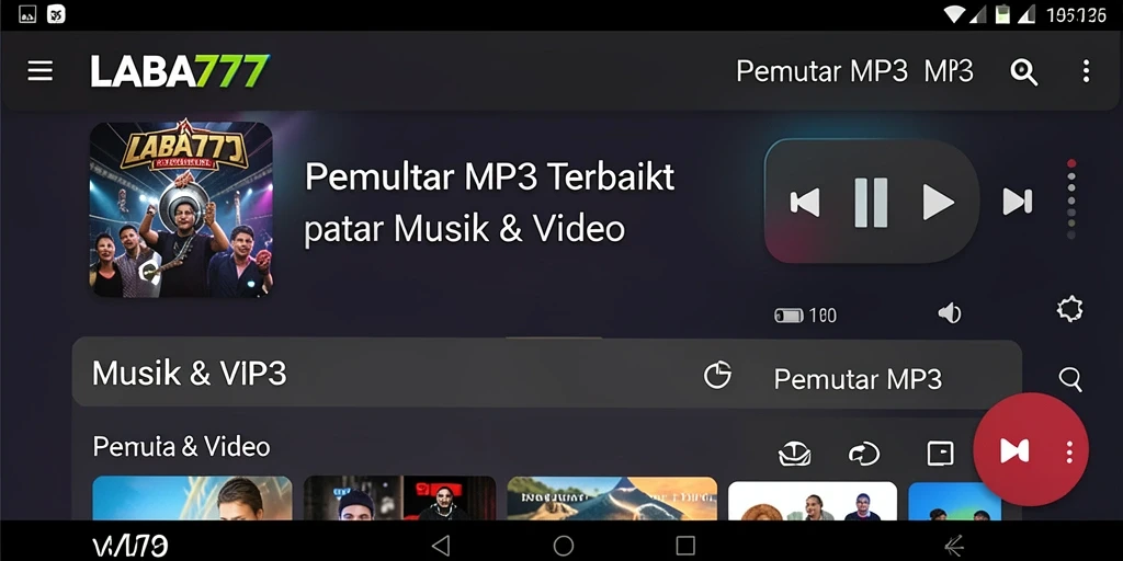 Tampilan antarmuka aplikasi LABA777 yang menarik dan fungsional.